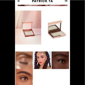 Patrick Ta brow wax & brush bundle